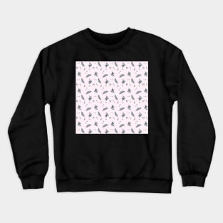 Leaves Pattern Crewneck Sweatshirt